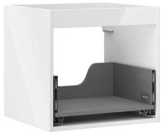 Praustuvo spintelės korpusas Mexen Box-A, 50 cm, 1 stalčius, Baltas glossy