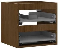 Praustuvo spintelės korpusas Mexen Box-A, 50 cm, 2 stalčiai, Nut