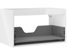 Praustuvo spintelės korpusas Mexen Box-A, 80 cm, 1 stalčius, Baltas glossy