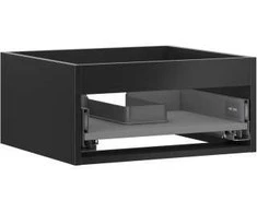 Praustuvo spintelės korpusas Mexen Box-A, 50 cm, 1 stalčius, Juodas matt