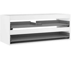 Praustuvo spintelės korpusas Mexen Box-A, 120 cm, 2 stalčiai, Baltas matt