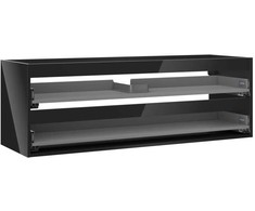 Praustuvo spintelės korpusas Mexen Box-A, 140 cm, 2 stalčiai, Juodas glossy