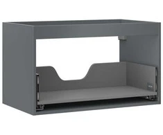 Praustuvo spintelės korpusas Mexen Box-A, 80 cm, 1 stalčius, Graphite matt