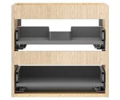 Praustuvo spintelės korpusas Mexen Box-A, 50 cm, 2 stalčiai, Oak