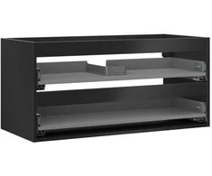 Praustuvo spintelės korpusas Mexen Box-A, 100 cm, 2 stalčiai, Juodas matt