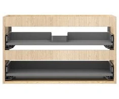 Praustuvo spintelės korpusas Mexen Box-A, 80 cm, 2 stalčiai, Oak