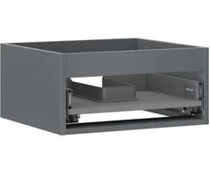 Praustuvo spintelės korpusas Mexen Box-A, 50 cm, 1 stalčius, Graphite matt