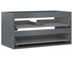 Praustuvo spintelės korpusas Mexen Box-A, 100 cm, 2 stalčiai, Graphite matt