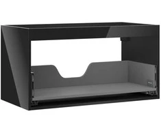 Praustuvo spintelės korpusas Mexen Box-A, 90 cm, 1 stalčius, Juodas glossy