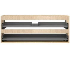 Praustuvo spintelės korpusas Mexen Box-A, 120 cm, 2 stalčiai, Oak