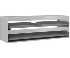 Praustuvo spintelės korpusas Mexen Box-A, 140 cm, 2 stalčiai, Pilkas matt