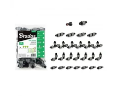 Priedų rinkinys Bradas lašelinio laistymo juostai 16 mm (26 vnt.)