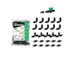 Priedų rinkinys Bradas QJ lašelinio laistymo juostai 16 mm (27 vnt.)