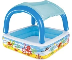 Pripučiamas baseinas su stogeliu vaikams Bestway, 140x140x114 cm