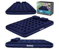 Pripučiamas dvigulis čiužinys su pagalvėmis Bestway Pavillo, 203x152 cm