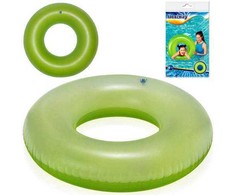 Pripučiamas plaukimo ratas Bestway Frosted Neon, 76 cm, žalias