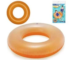 Pripučiamas plaukimo ratas Bestway Neon, 91 cm, oranžinis