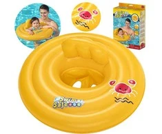 Pripučiamas ratas su sėdyne Bestway Swim Safe, 69 cm