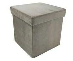 Pufas-daiktadėžė Perfecto, 30x30x30 cm, taupe