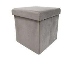 Pufas-daiktadėžė Perfecto, 30x30x30 cm, taupe