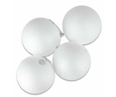 Putplasčio burbulai dekoravimui, 10 cm, 4 vnt.