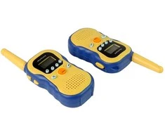 Racijų rinkinys vaikams Walkie Talkies, geltonos