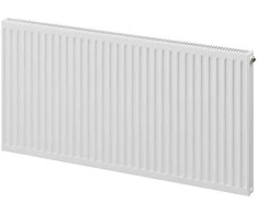 Radiatorius Mexen CC11, 400 x 2000 mm, pajungimas iš apačios per vidurį, 1296 W, baltas