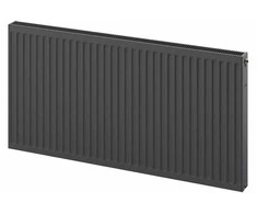 Radiatorius Mexen CC21, 600 x 2000 mm, pajungimas iš apačios per vidurį, 2564 W, antracito