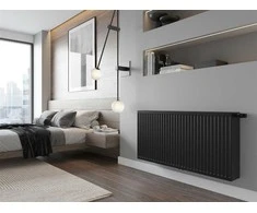 Radiatorius Mexen CC33, 900 x 3000 mm, 9546 W, pajungimas iš apačios per vidurį, juodas