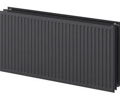 Radiatorius Mexen CH30 Hygiene, 400 x 400 mm, 438 W, pajungimas iš šono, antracitas