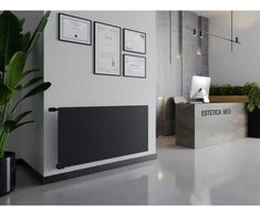 Radiatorius Mexen CVH10 Hygiene, 600 x 1200 mm, apatinio pajungimo, 749 W, antracito
