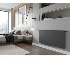 Radiatorius Mexen Flat CCF21, 600 x 400 mm, 484 W, pajungimas iš apačios per vidurį, antracitas