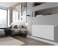Radiatorius Mexen Flat CCF21, 900 x 600 mm, 954 W, pajungimas iš apačios per vidurį, baltas
