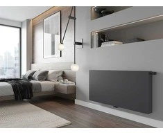 Radiatorius Mexen Flat CCF22, 400 x 1100 mm, 1252 W, pajungimas iš apačios per vidurį, antracitas
