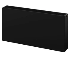 Radiatorius Mexen Flat CCF33, 600 x 2000 mm, 4402 W, pajungimas iš apačios per vidurį, juodas