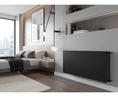 Radiatorius Mexen Line CL33, 600 x 600 mm, pajungimas iš šono, 1320 W, juodas
