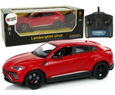 Radijo bangomis valdomas Lamborghini Urus 1:24 raudonas