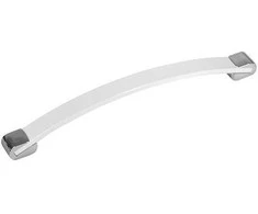 Rankenėlė voniai Besco Flex, Baltas/Chrome (1 vnt.)