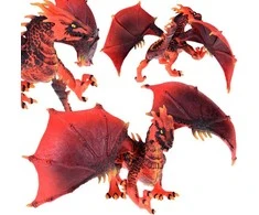 Raudonojo drakono figūrėlė