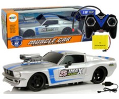 RC sportinis automobilis su pultu, 1:16, sidabrinis