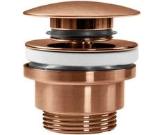 REA "Klik-klak" dangtelis praustuvui universalus, Brushed Copper
