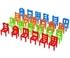 Reakcijos žaidimas Balance Chairs