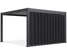 Reguliuojama panelinė siena pavėsinėms Pergola ELEGANCE/DELUXE/FUSION 4 m, Anthracite