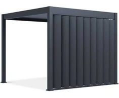 Reguliuojama panelinė siena pavėsinėms Pergola ELEGANCE/DELUXE/FUSION 3 m, Anthracite