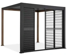 Reguliuojama žaliuzių panelė pavėsinei Pergola PREMIUM 3m, Anthracite (93 cm)