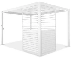 Reguliuojama žaliuzių panelė pavėsinei Pergola PREMIUM 3m, Baltas (93 cm)