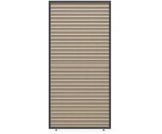 Reguliuojamų horizontalių žaliuzių panelė pavėsinėms Pergola ELEGANCE/DELUXE/FUSION 1.2 m, Woodgrain (113.3 cm)