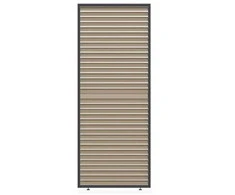 Reguliuojamų horizontalių žaliuzių panelė pavėsinėms Pergola ELEGANCE/DELUXE/FUSION 1 m, Woodgrain (93 cm)