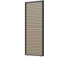 Reguliuojamų horizontalių žaliuzių panelė pavėsinėms Pergola ELEGANCE/DELUXE/FUSION 1.2 m, Woodgrain (113.3 cm)