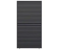Reguliuojamų horizontalių žaliuzių panelė pavėsinėms Pergola ELEGANCE/DELUXE/FUSION 1.3 m, Anthracite (123.5 cm)